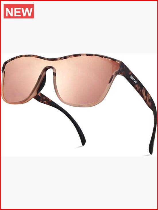 Retro Shield Sunglasses Polarized UV400 Running Unisex Lightweight main image 4